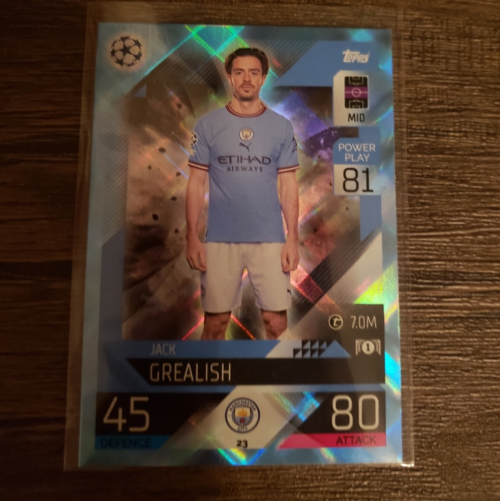 ⚽️ Topps Match Attax Jack Grealish Card ⚽️
